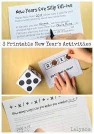 New Years Eve Party Games Ideas 3 Printable New Year Games For Kids Mad Libs Dice Games And More