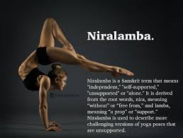 What Is Niralamba Definition From Yogapedia Teaching Yoga Ashtanga Yoga Yoga Breathing