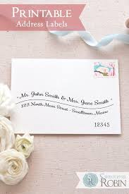 Printable Mail Address Labels Template Calligraphy Wave Printable Mail Labels For Wedding Invitations And Announcements Envelope Addressing Template Address Label Template Addressing Envelopes