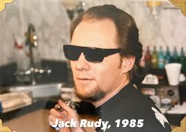 When Patty Kelley @patty.kelley.5036 and I met Jack Rudy at J.C. Fly's,  1985. Pic by Patty. I think Greg Fly @gregfly1989 was 10 or 11 years old. I  miss Jack and Jerry (