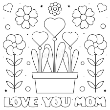 Download and print these i love you mommy coloring pages for free. Mom Coloring Stock Illustrations 779 Mom Coloring Stock Illustrations Vectors Clipart Dreamstime