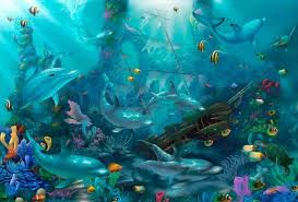 75 contoh gambar sketsa pemandangan alam pantai gunung laut. Keren 30 Gambar Pemandangan Bawah Laut Kartun Pemandangan Top Banget