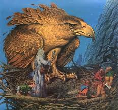 Birds Of Prey Credits Scene Explained Eagle Eyrie By Darryl K Sweet Via Picturing The Hobbit Tor Com Tolkien Illustration The Hobbit Middle Earth Art