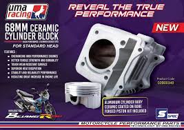 Lc135 injection masuk uma hyperclutch padu teruk. Uma Racing 68mm Ceramic Block Kit Belang 150 Lazada