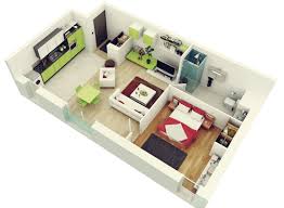 1 bedroom apartment/house plans