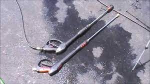 Water will flow through the pump, now turn on the engine; Excell Pressure Washer Clogged Nozzle Repair Youtube