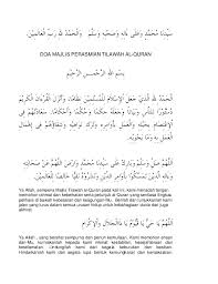 Semoga majlis nan berlangsung diberkati. Panduan Doa