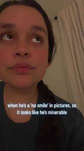 He Never Smiles in Pictures