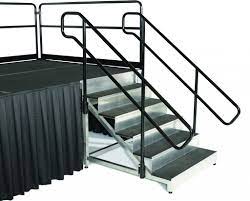 Spa handrail handrail bracket angles glass clamp handrail post aluminium handrail fitting stainless steel handrail anchorages handrail led step stool with handrail glass handrail escalator handrail advertising machine stairs handrail led heavy duty. Stage Stair Units Adjustable Stage Stairs Staging Concepts