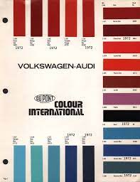Paint Chips 1972 Volkswagen Beetle