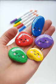 100 Rock Painting Ideas Creating Marvelous Infinity Stones Painted Rocks Kids Monster Craft Rock Crafts