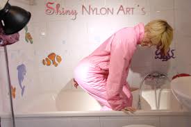 Nylon does not hold water very well and can also have the effect of repelling water. Shinynylonarts Updates Tagged With Bath Tub