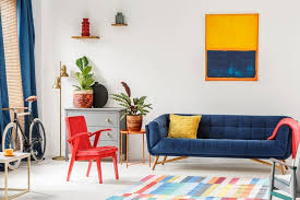 Designing Interiors With A Primary Color Palette Interior Design Tips Color Palette Interior Design Living Room Colors Blue Interior Design