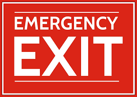 Need some information on emergency exit signs? Emergency Exit Sign Board Template Postermywall