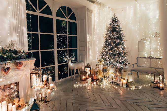 iluminación navidad hogar