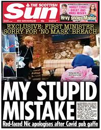 First minister of scotland nicola sturgeon wears a tartan face mask as she visits new look at ford kinaird retail park on june 26, 2020 in. Scotland S Papers Spring Style Lockdown On The Cards And Food Fears Bbc News