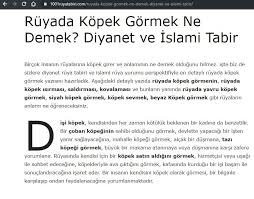 Ruyada Kopek Gormek Ne Demek Tazilar Ruya Kopek