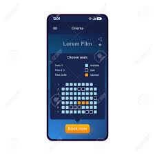 38 likes · 1 talking about this. Cinema Tickets Booking Smartphone Interface Vector Template Royalty Free Cliparts Vectors And Stock Illustration Image 128636570