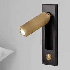 Black Bronze With English Brass Led Wall Light With Docking And Push Button Switch Bedside Wall Lights Wall Lights Wall Lights Bedroom