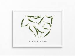 Birnam Wood Golf Club Montecito California Course Map Etsy In 2020 Golf Painting Watercolor Art Prints Golf Prints