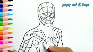 Cara menggambar spider man secara bertahap dengan pensil untuk via happybird.ru. Ajaib Belajar Cara Menggambar Spider Man Mewarnai Kartun Dengan Mudah Anak Indonesia Menggambar Youtube