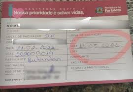 O certificado internacional de vacinação é o documento que comprova a vacinação contra doenças. Cartao De Vacinacao De Idosa E Preenchido Com Data De Retorno Errada Em Fortaleza Prefeitura Diz Que Todos Serao Avisados Da 2Âª Dose Ceara G1