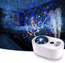 With the help of this projector, your kids will sleep peacefully in a room full of stars. Yisun Star Projector Night Light Starry Sky Projector With Humidifier Display 360 Rotating Star Projector Led Fog Cloud Starry Night Light For Bedroom Birthday Gifts White Amazon De Lighting