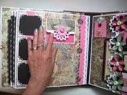 Maybe you would like to learn more about one of these? Handmade Large 11x11 Scrapbook Album Not Mini Youtube Mini Scrapbook Scrapbook Albums Tutorial Mini Scrapbook Albums