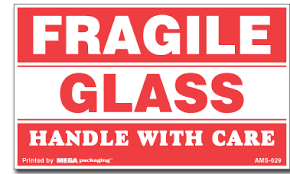 Create product packaging and event labels that stand out with professionally printed custom labels. Item 81 Ams 629 Stock Label Fragile On Fox River Packaging