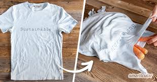 Wählen sie aus illustrationen zum thema t shirt neu gestalten von istock. T Shirt Upcycling Die Besten Ideen Fur Praktische Dinge Aus Altem Stoff