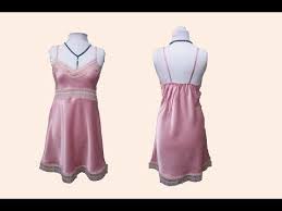 nuisette satin تفصيل و خياطة قميص النوم نويزات قياس 34 الى 40 youtube dresses fashion formal dresses