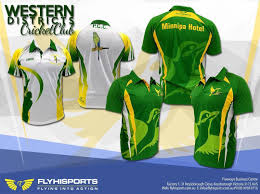 Download Flyhisports Westerndistrictscricket Cricketclub Cricket Sublimation Polo Tops Tshirt Flyhisports Jersey Design Cricket Club Volleyball Shirts