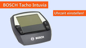 Bosch Tacho Intuvia E Bike Uhrzeit Einstellen Youtube