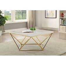 Coaster 700846 Co Coffee Table Walmart Com In 2020 Faux Marble Coffee Table Coffee Table Marble Coffee Table