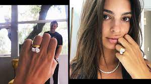 And could have cost over $1 million. Emily Ratajkowski Giant Engagement Ring Is The Proposal Plan You Need Gq India