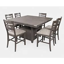 Find the dining room table and chair set that fits both your lifestyle and budget. Altamonte Square Counter Height Dining Room Set Grey By Jofran Furniture Furniturepick