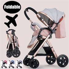 What type of stroller for a newborn? Luxury Portable Baby Pram Light Weight Travel Baby Stroller Brands Baby Pushchair High Landscape Stroller Can Sit And Lying Buy At The Price Of 151 30 In Aliexpress Com Imall Com