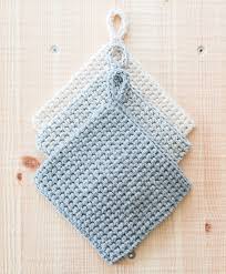 Size 8 (5 mm) needles. Crochet Potholders Free Pattern And Video Tutorial