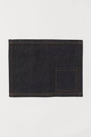 Scopri tutti i modelli di lenzuola fendi primavera estate. Salfetka Pod Pribory Iz Denima Temno Seryj Denim Home H M Ru