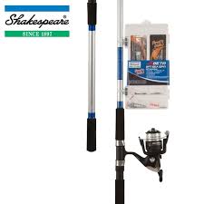You can use this pole in your local pond or small trout. Shakespeare Catch More Fish Combo 2 9 Sea Spin 1423608 Angus Angling