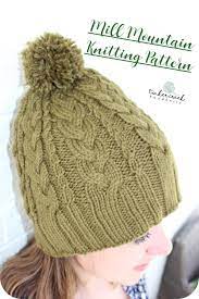 Knitting Pattern For Womens Cable Knit Hat Knitting Patterns Etsy Hat Knitting Patterns Knitting Knitting Patterns
