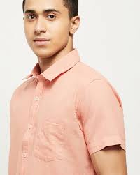 Buy Peach Shirts for Men by MAX Online