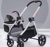 OEM 4 Wheel Stroller Folding Travel Stroller Dog Cat Pet Stroller