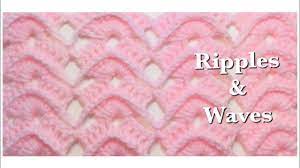 This easy baby blanket crochet pattern works up quickly. Ripples And Waves Crochet Stitch For Crochet Baby Blankets And More By Crochet For Baby 148 Youtube