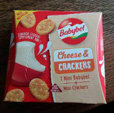 To avoid choking hazards for children under 4, cut into bitesize pieces. Babybel Cheese Crackers 40 G