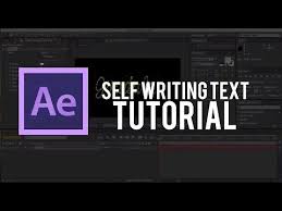 Tutorial after effect kali ini membahas tentang cara membuat animasi intro film. How To Create Self Writing Text In After Effects Tumblr Text Tutorial After Effects Adobe After Effects Tutorials