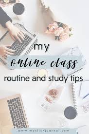 Online Class Guide Study Routine And Study Tips For Online Classes Study Tips Online Classes Study Tips College