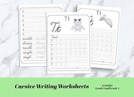 Free lowercase alphabet letter charts in pdf printable format. This Digital Workbook Cursive Writing Practice For Kids Is Perfect For Grade 3 And Grade 4 To Learn To Write Letters And Words In Cursive There Are More Than 100 Exercise Sheets To Help Your Child To Learn How To Handwrite Abc And Sight Words Beautifully