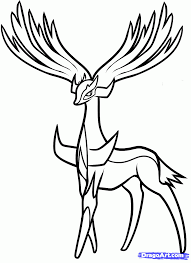 Pokemon Ausmalbilder Xerneas In 2020 Ausmalbilder Pokemon Skizze Pokemon Zeichnen