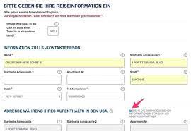 Der späteste zeitpunkt für den antrag ist 72 stunden vor abflug. Esta Antrag Visum Antrag Fur Usa Reisen Online Registrierung